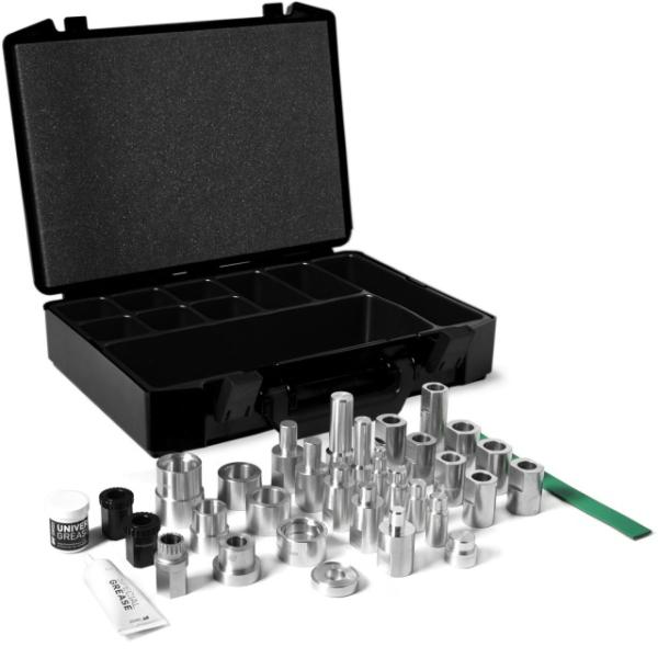 DT Swiss Naben Toolkit Box V2 Komplett Werkzeug inkl. Box  Silber, Schwarz