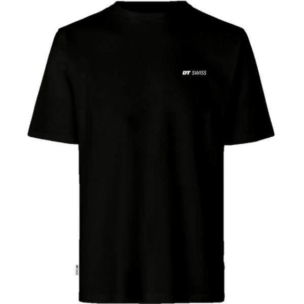 DT Swiss T-Shirt Classic Logo XXL Unisex Baumwolle schwarz Herren;Damen Schwarz XXL