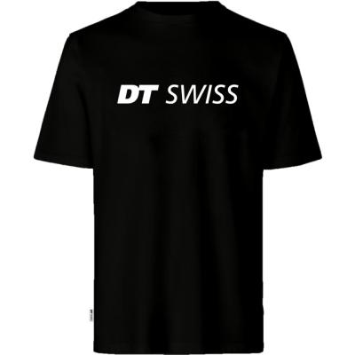 DT Swiss T-Shirt Classic Logo XXL Unisex Baumwolle schwarz Herren;Damen Schwarz XXL Produktbild 1