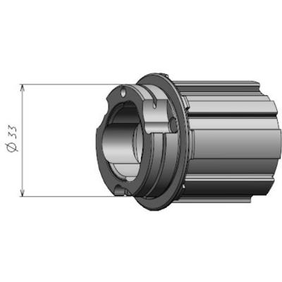 Fulcrum Leerlaufk&ouml;rper SRAM XDR R0-202  Silber Produktbild 1