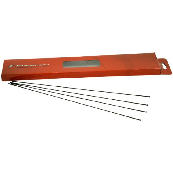 Fulcrum Speichen Rapid Red 5 DB 700C RR-018 Hinterrad links/Vorderrad rechts (4 St&uuml;ck)  Schwarz