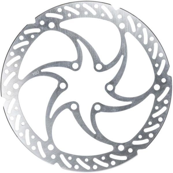 Trickstuff Bremsscheibe D&auml;chle HD 203mm Stahl 6-Loch 2.05mm  Silber 203 mm