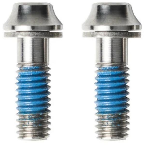 Trickstuff Bremssattelschraube PM M6x18 Titan 2 Stk.HEX4 inkl. Scheiben  Silber