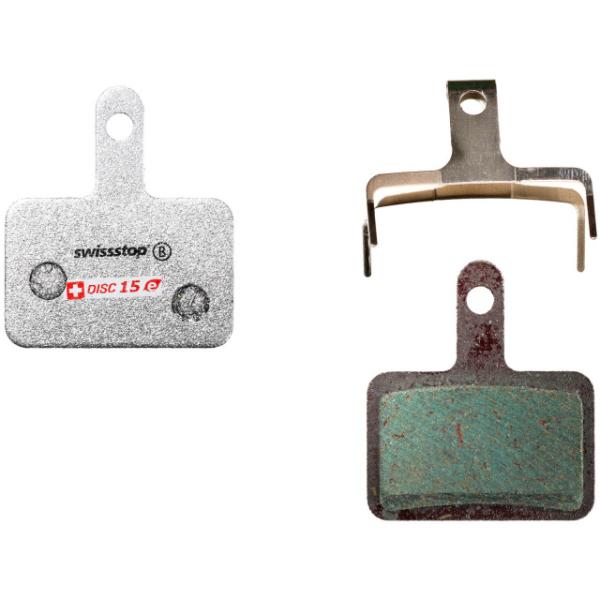 SwissStop Bremsbelag Disc 15 E 25 Paar/Shimano/TRP/Tektro  Silber Braun
