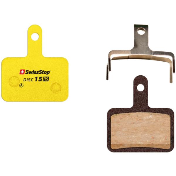 SwissStop Bremsbelag Disc 15 RS 1 Paar/Shimano/TRP/Tektro  Gelb Braun