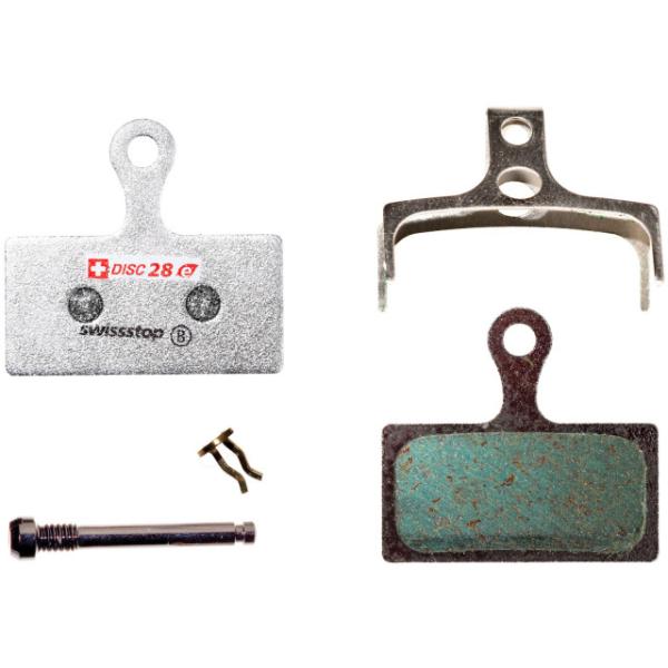 SwissStop Bremsbelag Disc 28 E 1 Paar/Shimano/FSA/REVER  Silber Braun