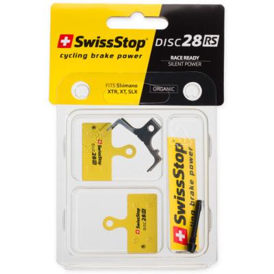 SwissStop Bremsbelag Disc 28 RS Shimano/FSA/REVER 1 Paar/XTR M9000/M9020/M987/XT M8000/M78  Gelb Braun Produktbild 1