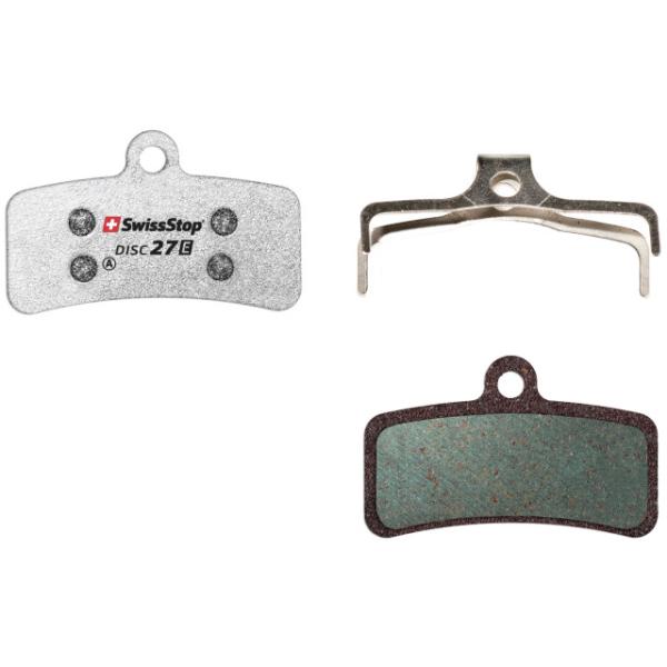SwissStop Bremsbelag Disc 27 E 1 Paar/Shimano/TRP/Tektro  Silber Braun