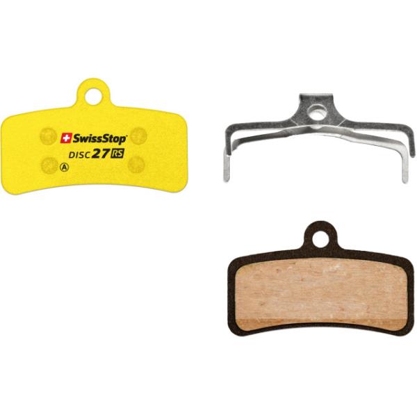 SwissStop Bremsbelag Disc 27 RS 1 Paar/Shimano/TRP/Tektro  Gelb Braun