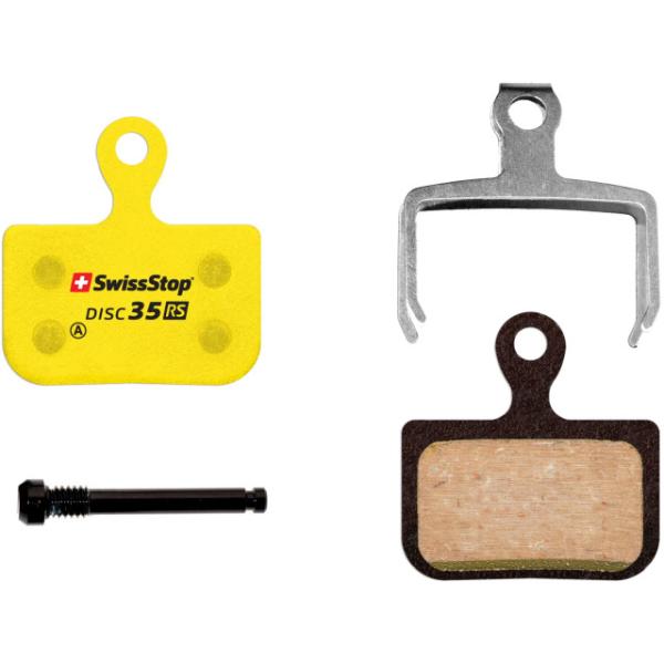 SwissStop Bremsbelag Disc 35 RS SRAM 1 Paar, SRAM Red eTap AXS (Gen. 2 ), Force eTap AXS,   Gelb Braun