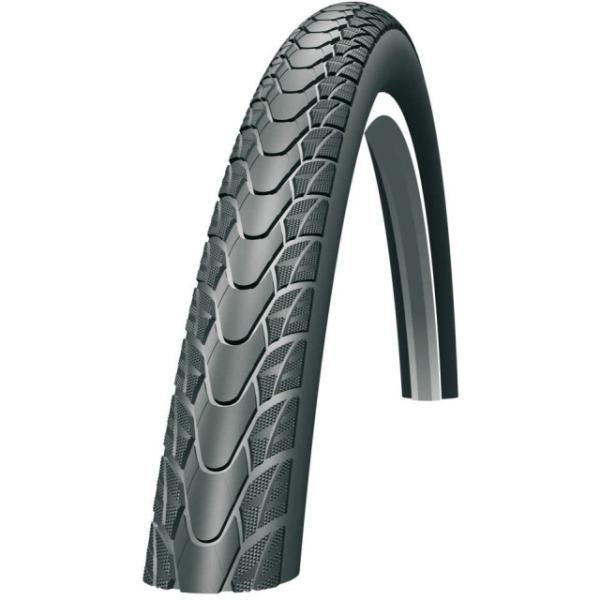 Schwalbe Marathon Plus Perf SmartGuard 26x1.75 47-559 Draht TwinSkin ADDIX Reflex schwarz  Schwarz 26 Zoll x 1.75 Zoll, 47-559