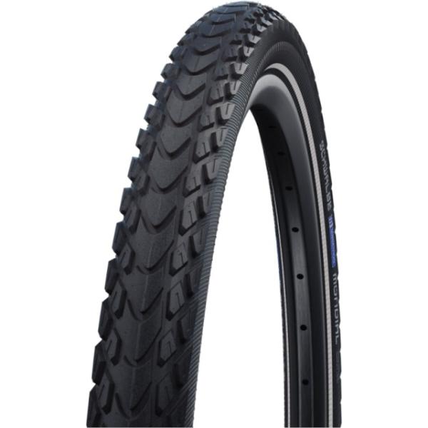 Schwalbe Marathon Mondial Perf RaceGuard 28x1.75 47-622 Draht ADDIX Reflex schwarz  Black+Reflex 28 Zoll x 1.75 Zoll, 47-622