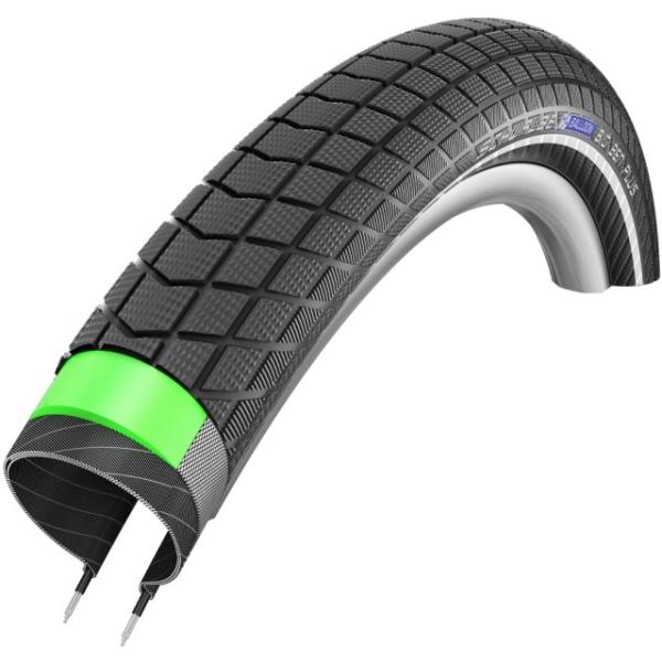 Schwalbe Big Ben Plus Perf DDGreenGuard 26x2.15 55-559 Draht ADDIXTour Reflex schwarz  Schwarz 26 Zoll x 2.15 Zoll, 55-559