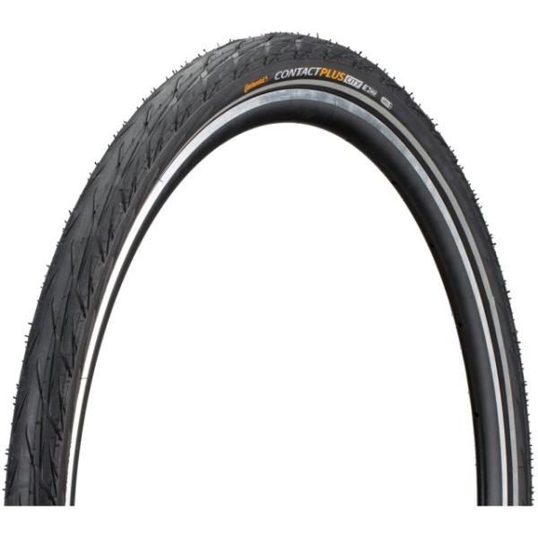 Continental Contact Plus City 28x1.40 37-622 Draht Reflex schwarz  Schwarz 700 C x 37 mm, 37-622