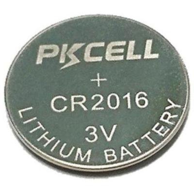 Pkcell Batterie CR2016 3V Li-MnO2 Blister &agrave; 5 St&uuml;ck  Silber Produktbild 1