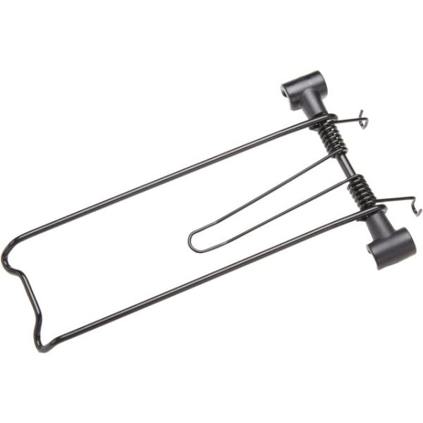 Racktime Federklappe Clamp It 10mm/100mm f&uuml;r Stand it schwarz  Schwarz