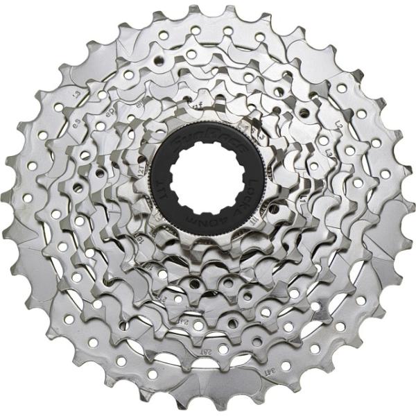 Sunrace M 96 Kassette 9-f 11-34 CSM96 metallic  Silber 11-34 Z&auml;hne