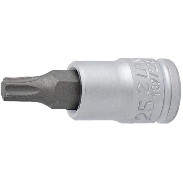 Unior Schraubendrehereinsatz 1/4 mit TX Profil TX 27  Silber 32 mm