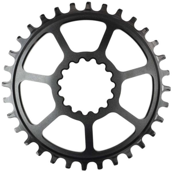 Ethirteen Kettenblatt Superlight DM 10-12 fach 32Z 8mm offset CL anpassbark schwarz  Schwarz 32 Z&auml;hne