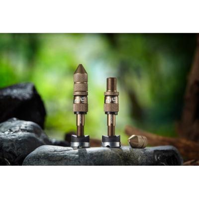 Ethirteen Tubelessventil Schrader Quickfill Gen2 Aluminium 2 Stk. 16-24mm,  Bronze  Bronze 16-24 mm Produktbild 1