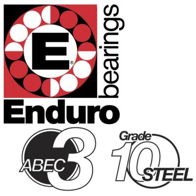 Enduro Bearings 6704 2RS ABEC 3 20x27x4 20x27x4 For many Roval MTB 20mm Front Hubs  Silber, Schwarz 20 mm x 27 mm x 4 mm Produktbild 1