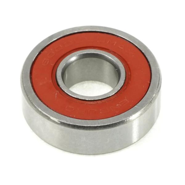 Enduro Bearings Kugellager 6000 LLU MAX ABEC 3 10x26x8, Suspension Bearing  Silber, Rot 10 mm x 26 mm x 8 mm