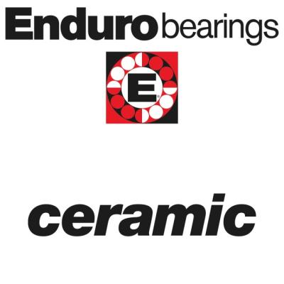 Enduro Bearings Kugellager CH 6901 LLB Ceramic Hybrid 12x24x6 Hub Bearing  Silber, Rot 12 mm x 24 mm x 6 mm Produktbild 1