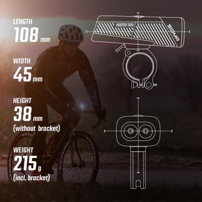 Sigma Scheinwerfer Buster 1100 FL schwarz  Produktbild 4