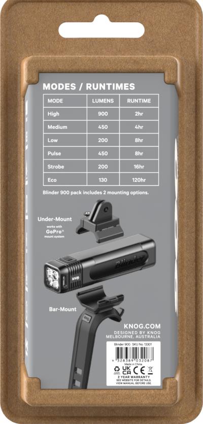 Knog Scheinwerfer Blinder 900 schwarz  Produktbild 14