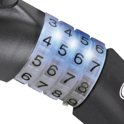 Abus Panzerkabelschloss Raydo Pro 1460/85 Code mit Halter TexKF schwarz  Produktbild 2