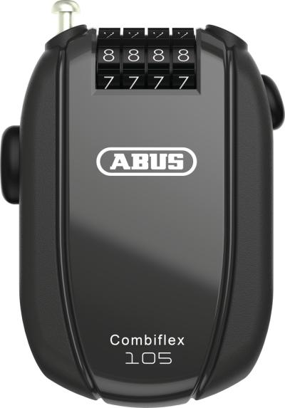 Abus Spezialschloss Combiflex Rest 105 Code mit Halter CHR schwarz  Produktbild 1