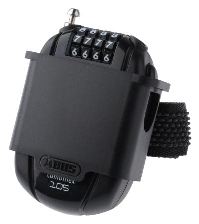 Abus Spezialschloss Combiflex Rest 105 Code mit Halter CHR schwarz  Produktbild 2