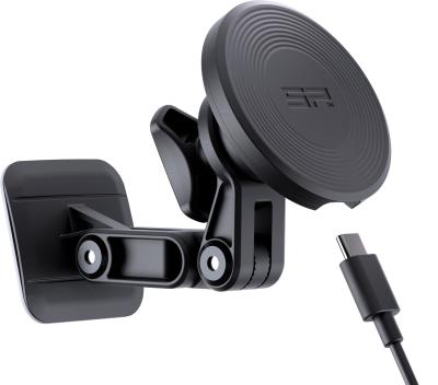 SP Connect Charging Adhesive Mount Pro SPC+ inkl. USB Kabel schwarz  Produktbild 1