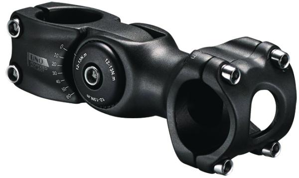 MTB Vorbau AS-820A 1"-1 1/8" 25.4 x 110 mm 0-60&deg; schwarz 