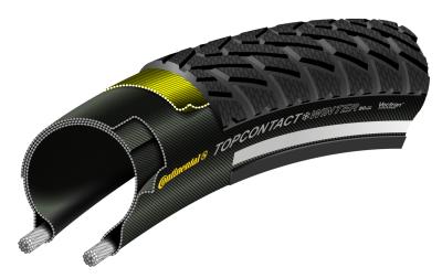 Continental Pneu TopContact Winter II Premium 26x2.2 Falt mit Reflexstreifen black  Produktbild 1