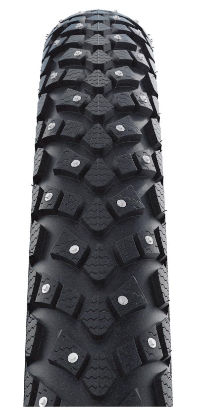 Schwalbe Pneu Marathon Winter Plus 700x50C Starr mit Reflexstreifen black  Produktbild 1