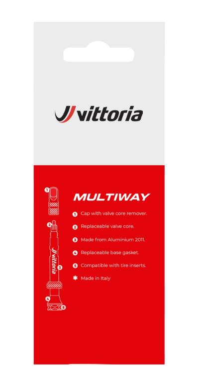 Vittoria Tubeless Multiway Ventil 40 mm &agrave; 2 St&uuml;ck  Produktbild 3