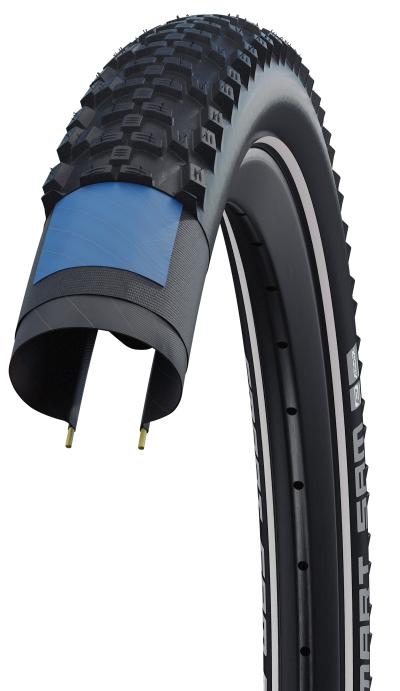 Schwalbe Pneu Smart Sam DD 27.5x2.60 Addix starr mit Reflexstreifen black  Produktbild 3