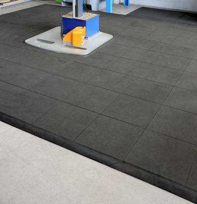 Notrax Arbeitsplatzmatte ergonomisch 19mm 91x91cm nicht &ouml;lresistent schwarz  Produktbild 3