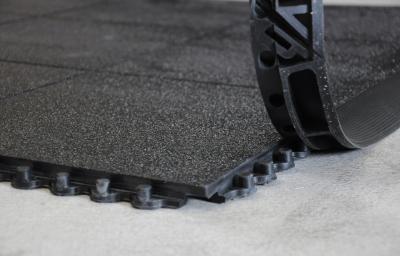 Notrax Abschlusskante f&uuml;r Arbeitsplatzmatte weiblich 19mmx91cm schwarz  Produktbild 4