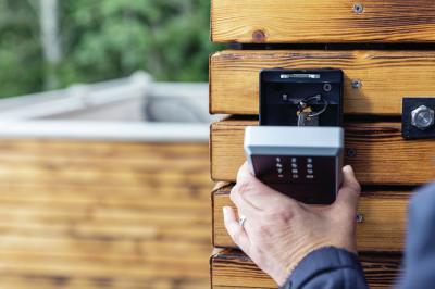 Abus KeyGarage 787 Smart-BT Wandmontage schwarz-silber  Produktbild 5
