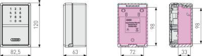 Abus KeyGarage 787 Smart-BT Wandmontage schwarz-silber  Produktbild 7