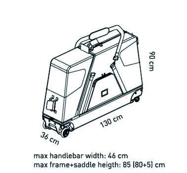 Elite Borson bike bag schwarz  Produktbild 4