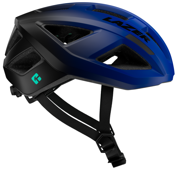 LAZER Unisex Road Tonic KinetiCore Helm matte blue black L
