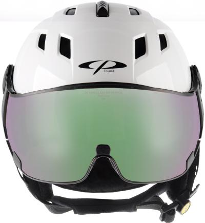 CP Ski CORAO+ Helmet white shiny / Visor Nr.20 L Produktbild 2