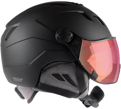 CP Ski CORAO+ Helmet black soft touch / Visor Nr.28 L Produktbild 1