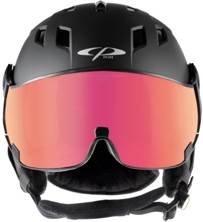 CP Ski CORAO+ Helmet black soft touch / Visor Nr.28 XL Produktbild 2
