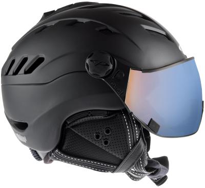 CP Ski CAMURAI Helmet black soft touch/black soft touch / Visor Nr. 16 M Produktbild 1