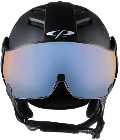 CP Ski CAMURAI Helmet black soft touch/black soft touch / Visor Nr. 16 S Produktbild 2