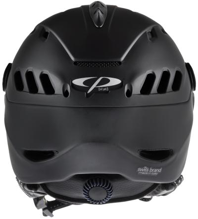 CP Ski CAMURAI Helmet black soft touch/black soft touch / Visor Nr. 16 S Produktbild 3